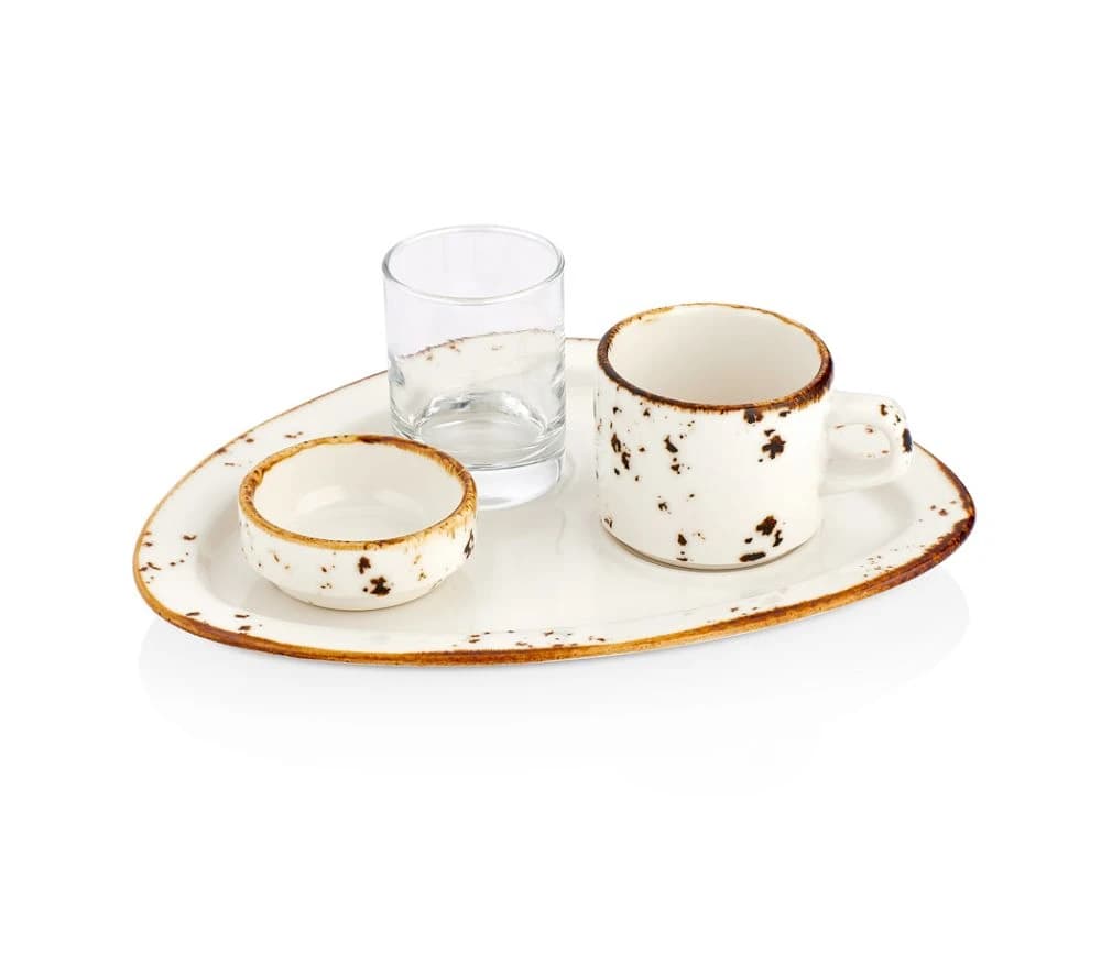 ELEGANCE GASTRO KAHVE SUNUM TAKIMI 21X16CM